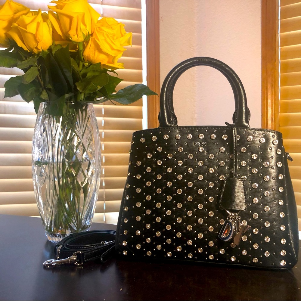 DKNY - Paige Small Satchel w/ Studded Designs